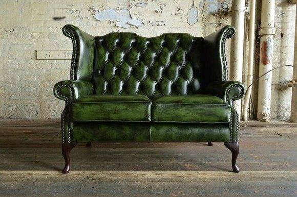 Chesterfield Sofa 2 Sitzer Polster Design Luxus Couch Sofas Ohrensessel