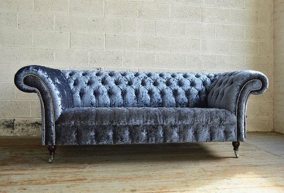 Design Sofa 3 Sessel Chesterfield Couch Polster Luxus Klassische