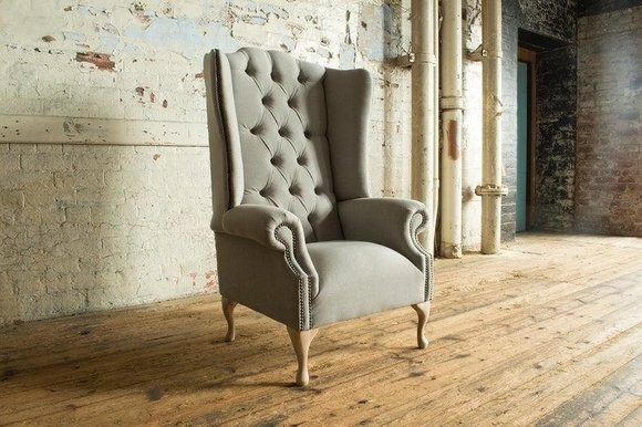 Chesterfield Ohrensessel Polstersofas Klassische Stuhl der Premium