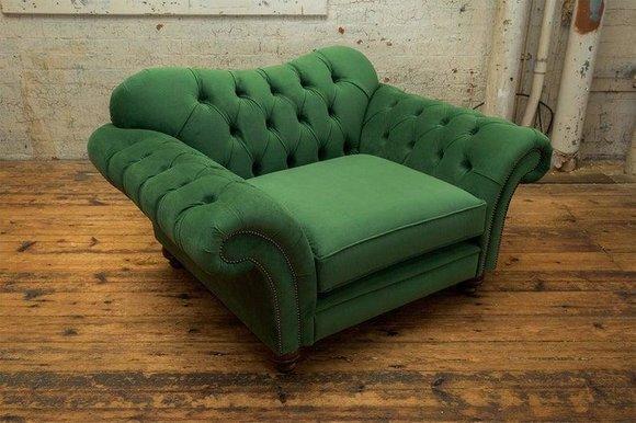 Chesterfield Design Sofa Sessel Couch Polster Deko Textil Luxus Couchen