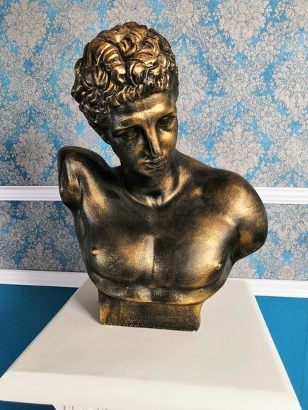 Design Büste Mann Figur Statue Skulptur Dekoration Skulpturen Figuren