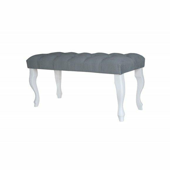 Chesterfield Sitzbank Klassischer Hocker Retro Rustikal Fußhocker Ottomane Neu
