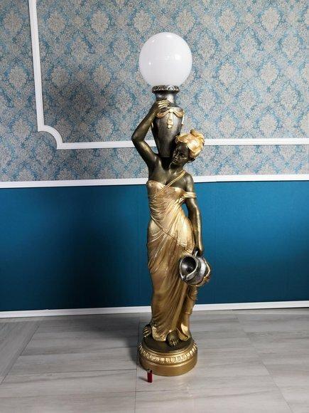 Stehleuchte Lampe Leuchte Statue Figur Skulpturen Skulptur Dekor Statuen