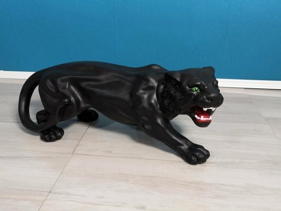 Design Puma Statue Skulptur Figuren Skulpturen Dekoration Deko Neu
