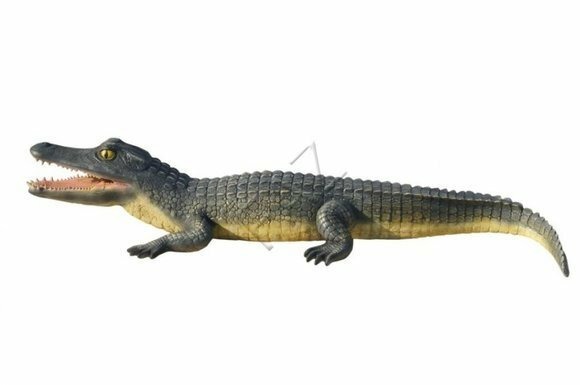 Design Krokodil Figur Statue Skulptur Figuren Dekorative Skulpturen Garten