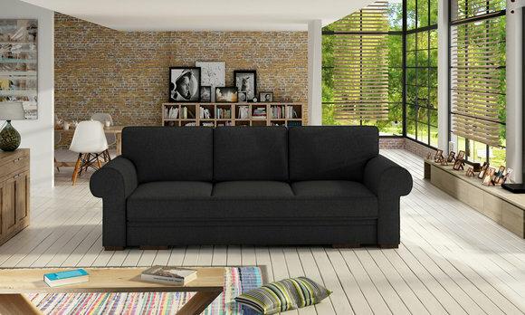 Couch Schlafsofa Sofa Couchen Polster Wohnlandschaft 3 Sitzer Textil Couchen