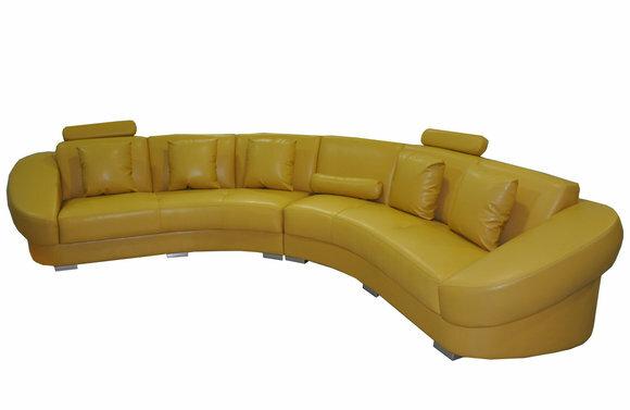 Runde Eck Sofa Couch Polster XXL Big Rund Couchen Wohnlandschaft