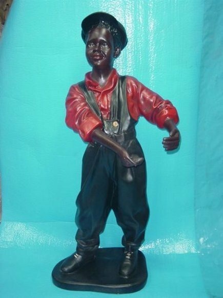 Design Junge Figur Garten Skulpturen Statue Skulptur Figuren Dekoration