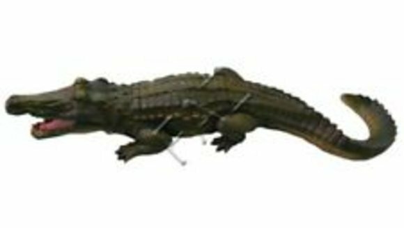 Design Krokodil Figur Statue Skulptur Figuren Skulpturen Dekorative Garten