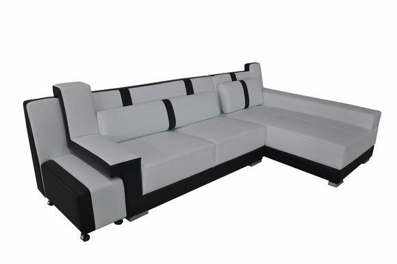 Eck Sofa Couch Polster Eck Sitz Garnitur Wohnlandschaft Beleuchtet L Form