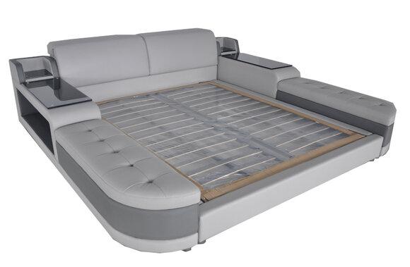 Design Luxus Bett Polster Ehe Leder Moderne Hotel Betten 140/160/180/200