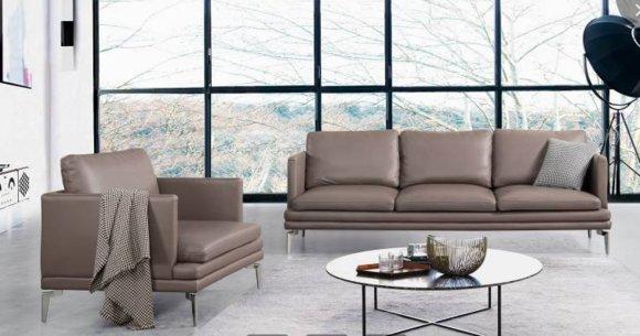 Sofa Couch Polster Design Sitz Sofas Zimmer Möbel Leder 3+1 Sitzer Moderne