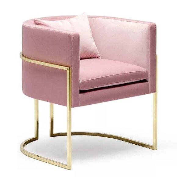 Sessel Metall Design Polster Lounge Luxus Club Stuhl Sitz Relax Zimmer