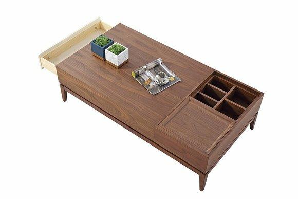 Designer Couch Tisch Holz Sofa Rund Beistell Metall Tische Italienische