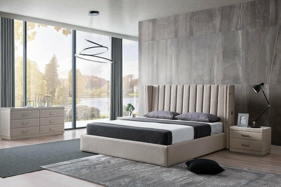Bett Polster Design Luxus Doppel Hotel Betten Ehe 180x200cm Schlaf