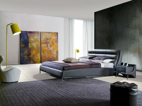 Leder Luxus Hotel Bett Doppel Polster Betten Hotel Schlaf Zimmer 180x200