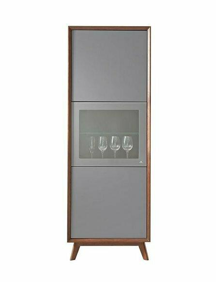 Designer Vitrine Bar Schrank Schränke Hausbar Glas Vintrinen Holz Regal