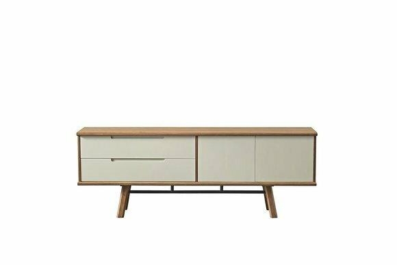 Design Kommode Anrichte Side Low Board Wohn Zimmer Regal Holz