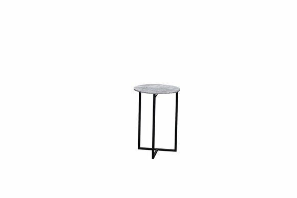 Beistell Couch Designer Tische Marmor Kunststein Metall Tisch Wohn