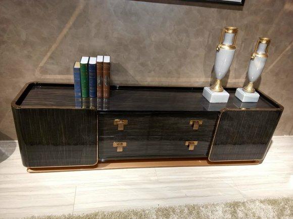 Designer RTV TV Anrichte Kommode Side Low Board Schrank Wohn