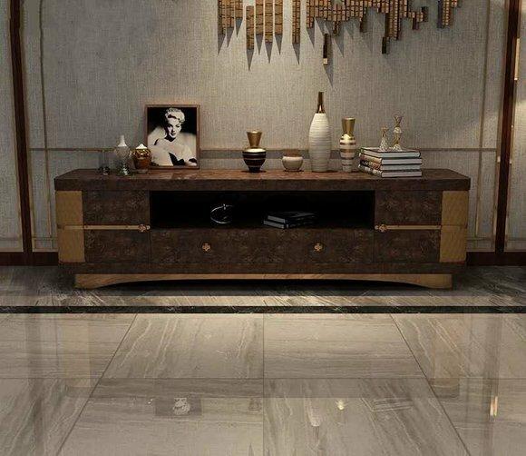 Designer RTV TV Kommode Anrichte Side Low Board Schrank Wohn