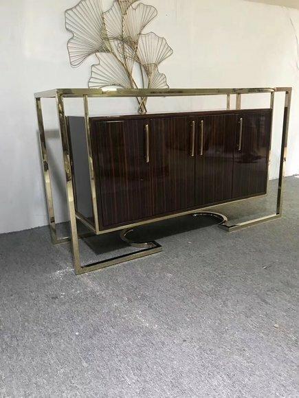 Designer Kommode Anrichte Side Low Board Schrank Deko Wohn Zimmer Regal