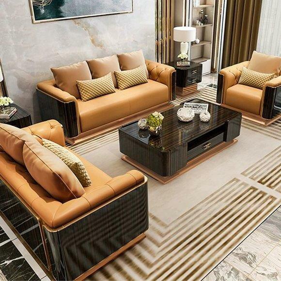 Designer Garnitur Klassische Sofa Couch Set Polster Sitz Set 3+2+1 Sofas