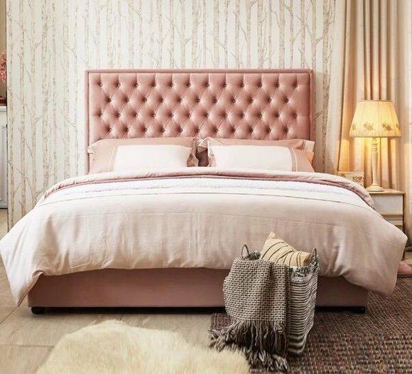 Bett Chesterfield Design Luxus Deko Hotel Betten 180x200cm Schlaf Zimmer