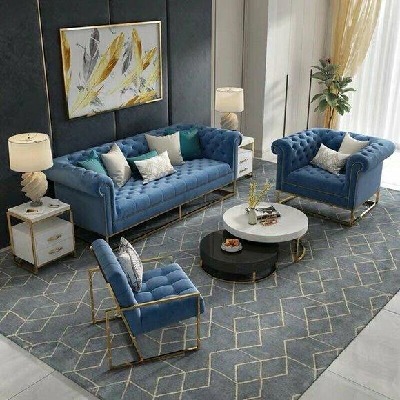 Dreisitzer Sofa Moderne Polster Couch Design 3er Sitz Sofas Zimmer Möbel
