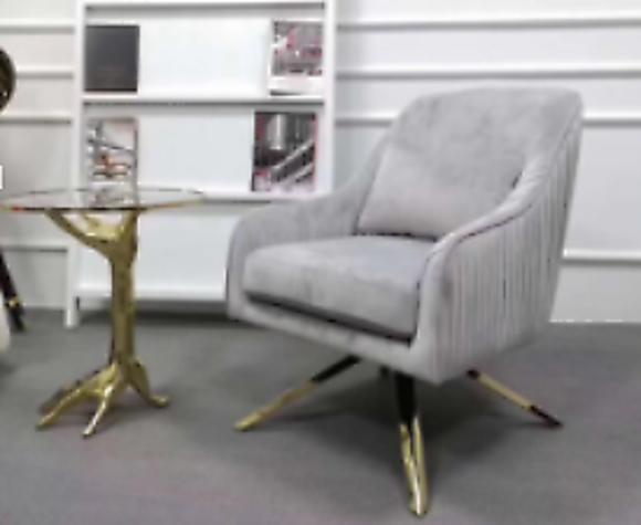 Sessel Metall Design Lounge Club Stuhl Sitz Relax Luxus Zimmer Warte Neu