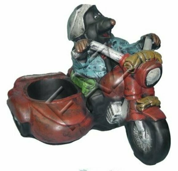 Design Motorrad Vase Design Skulptur Figur Statue Statuen Figuren