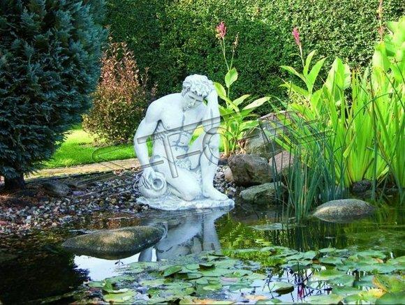 Fontainen Teich Figur Adam Statue Figuren Skulptur Statuen Skulptur