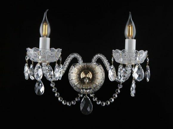 Wandleuchte Bohemia Dekorative Luster Antik Stil Kronleuchter Wand Lampen