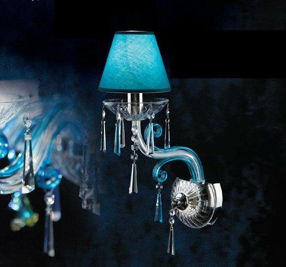 Glas Kristall Wand Lampe Kron Leuchter Wohn Zimmer Beleuchtung