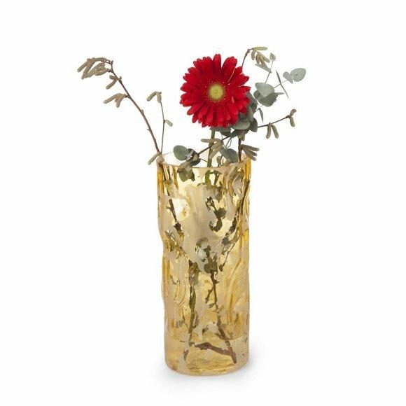 Abstrakte Design Vase Echt Kristall Bohemia Handarbeit Vasen