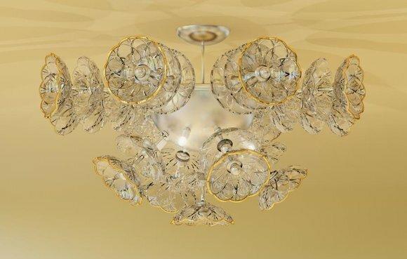 Decken Lampe Hänge Pendel Leuchte Luster Kronleuchter Elite Bohemia