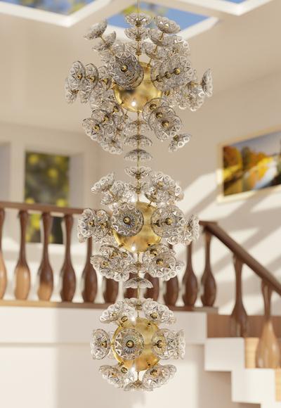 Decken Lampe Hänge Pendel Leuchte Luster Kronleuchter Elite Deko Bohemia