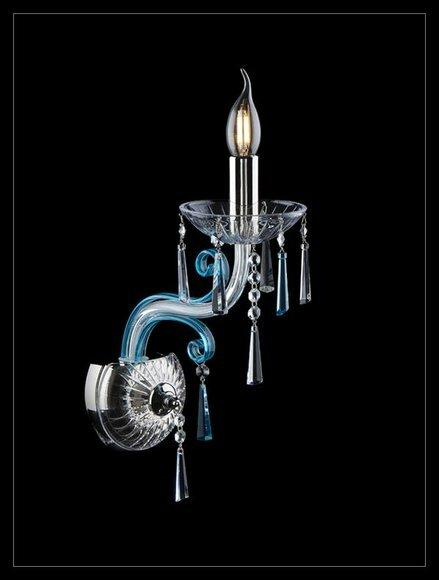 Wandleuchte Bohemia Luster Antik Stil Kronleuchter Wand Lampen