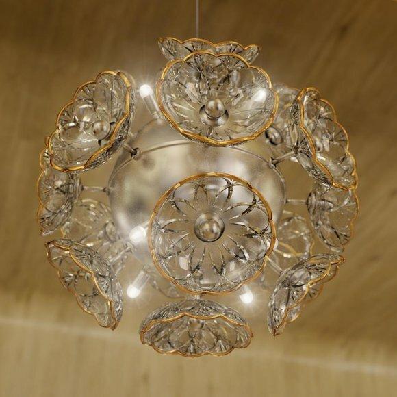 Kristall Luster Kronleuchter Leuchte Deckenleuchte Bohemia Lampe