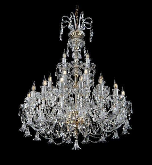 Bohemia Kristall Kronleuchter Leuchte Decke Lampe Leuchte Lampen