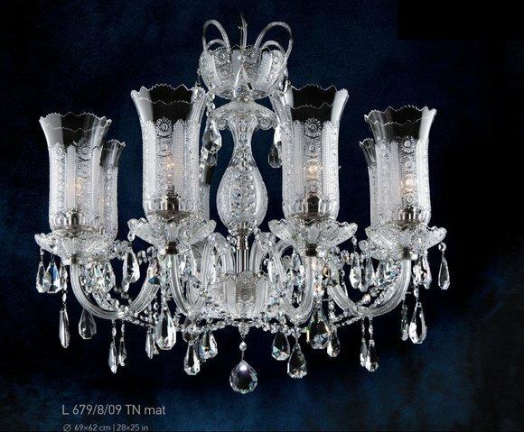 Bohemia Kristall Kronleuchter Luster Leuchte Decke Lampe Leuchte