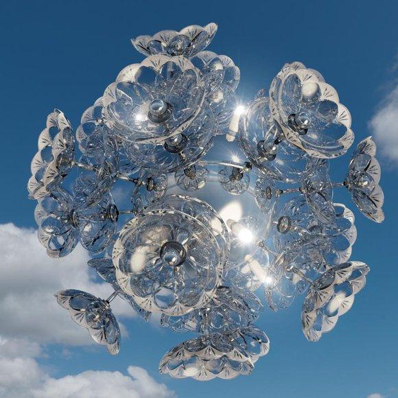 Kristall Bohemia Kronleuchter Luster Hängeleuchte Leuchte Lampe