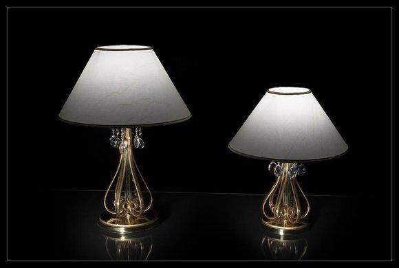 Lampe Leuchte Kristall Schreibtisch Tischlampe Elite Bohemia Steh