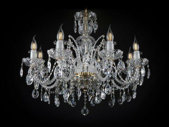 Kron Leuchter Lampe Decken Leuchte Leuchten Lampen Kristall