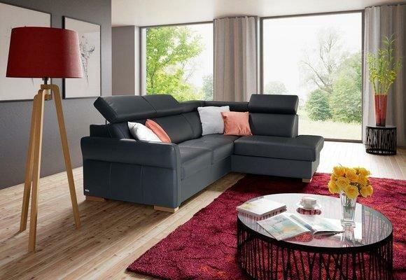 Ecksofa Sofa Couch Polster Wohnlandschaft Eck Garnitur Sofas Bettfunktion Kasten