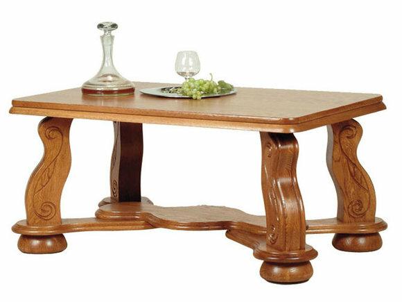 Echtholz Tisch Klassischer Couchtisch Sofa Beistell Tische Holz Handarbeit