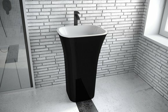 Modernes Design Waschbecken Acryl Stand Bad Freistehender Waschtisch
