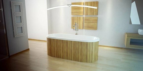 Luxus Badewanne Rechteckige Freistehende Wanne Badezimmer Dekor Wannen