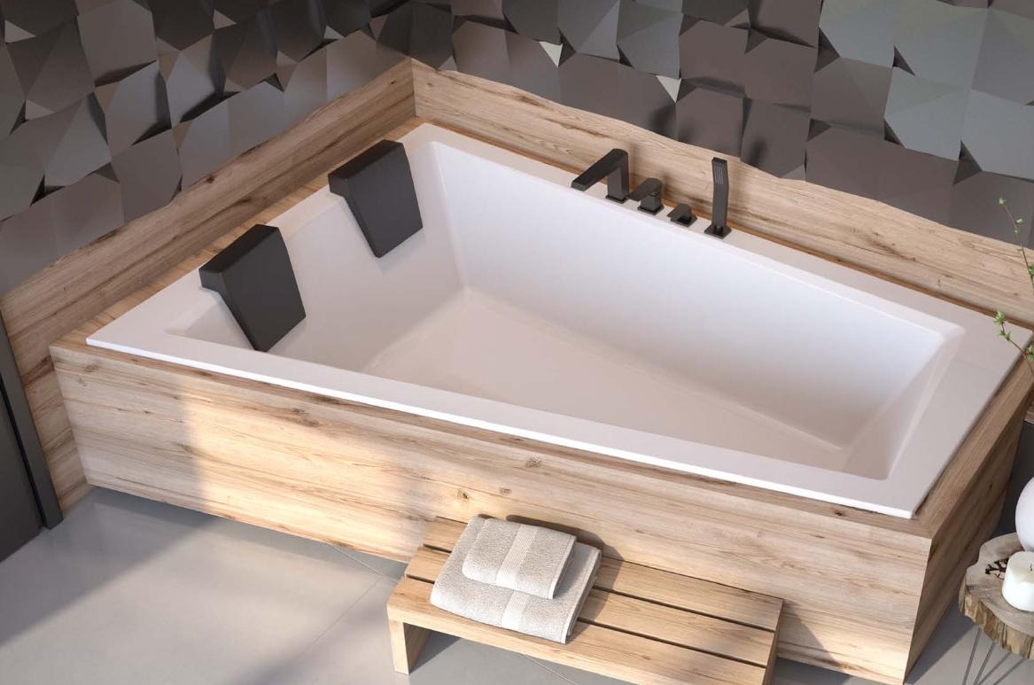 Badewanne 2 Personen Eck Bade Wannne Badezimmer Einbau Wannen