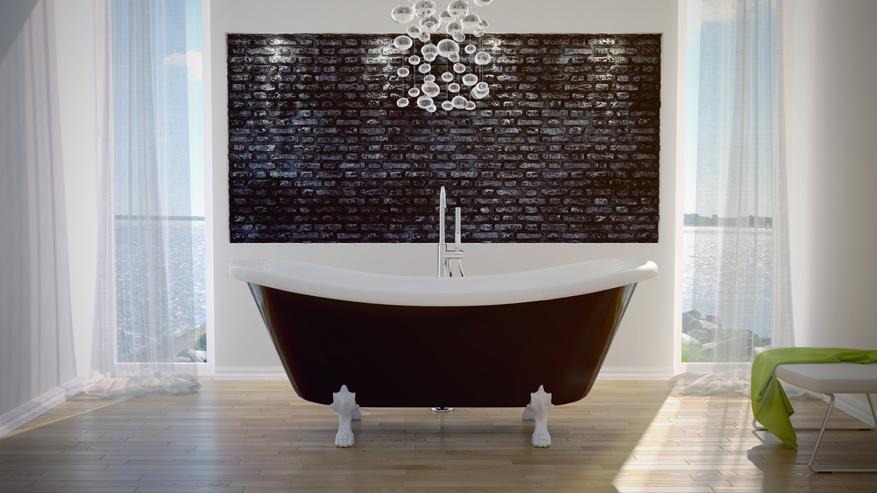 Exclusive freistehende Badewanne Acrylwanne Wanne Bad 190x77 H